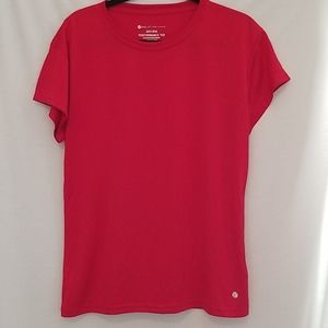 True red performance shirt, size XL